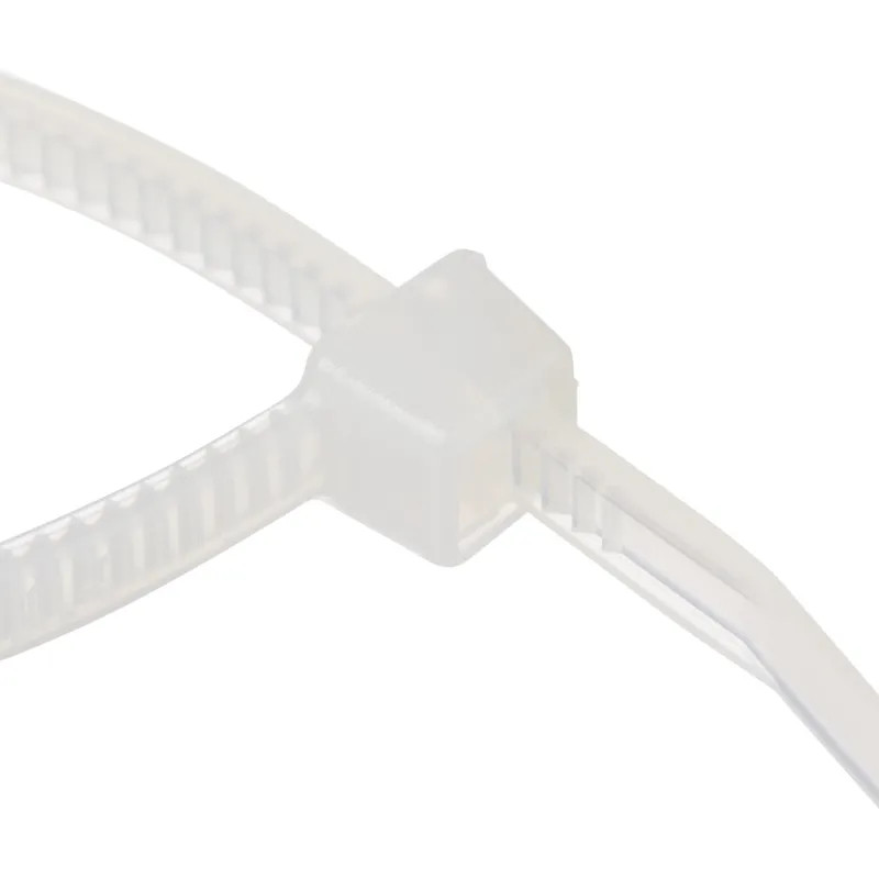 Хомут стяжка нейлоновая TOPFORT 3х100 (2,5х100 мм) белый 100 шт/уп