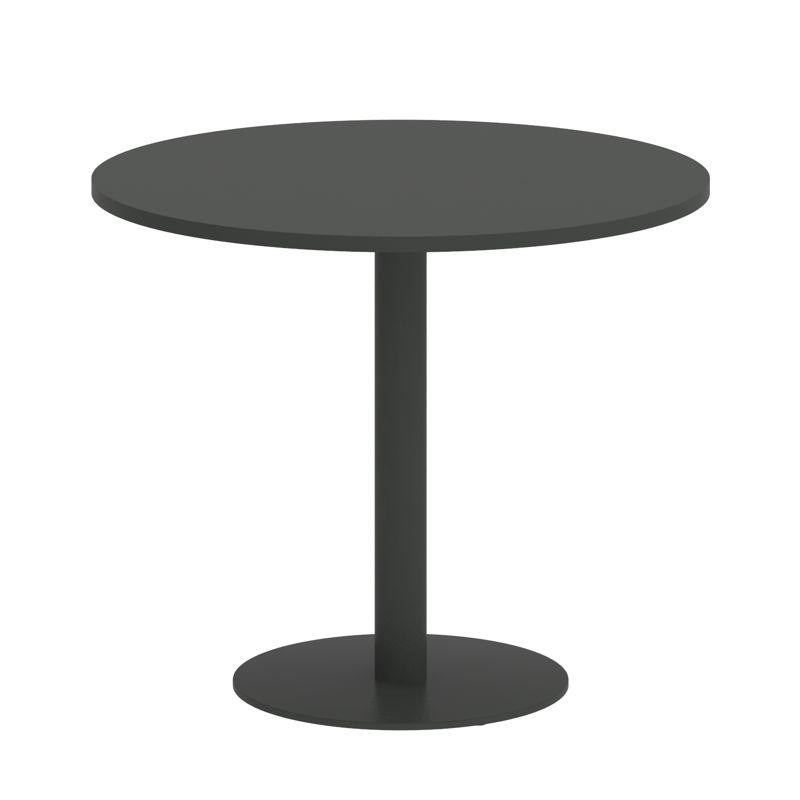 Riva Стол круглый А.СПРГ-1 Антрацит/Металл Антрацит 900*900*750