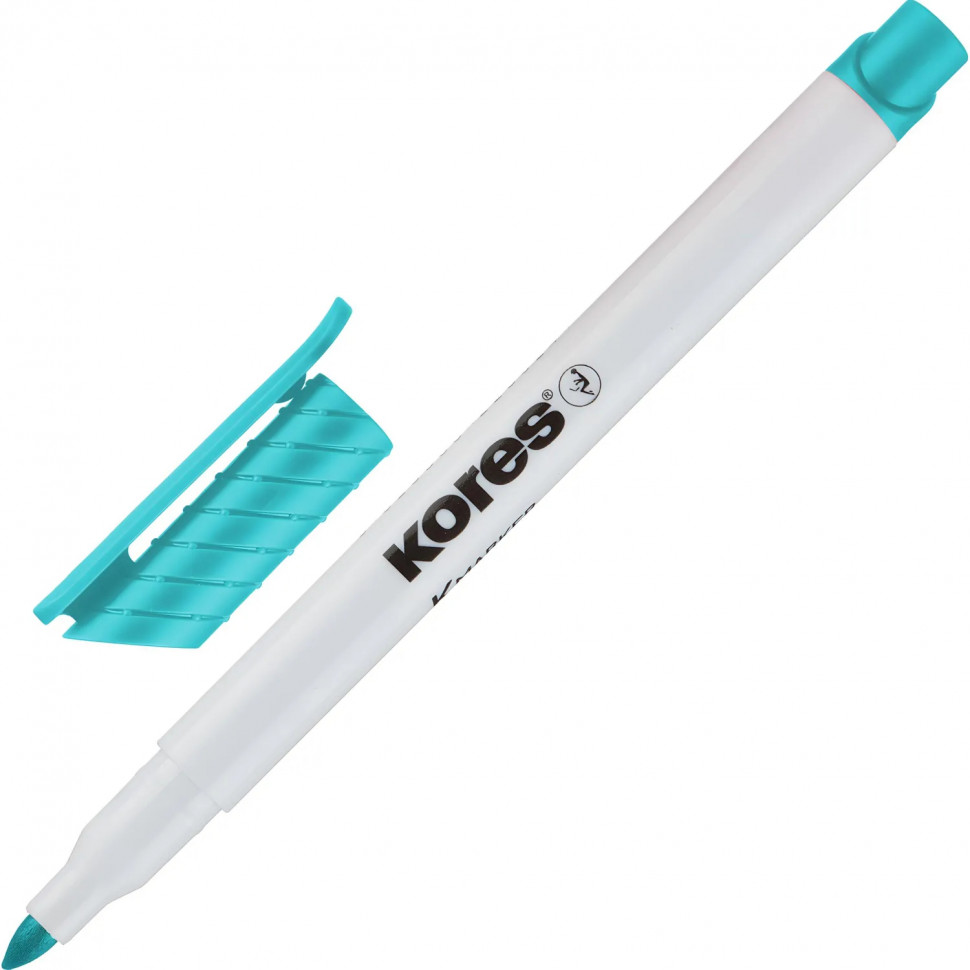 Набор маркеров для белых досок KORES 6 цв,  2 мм 22846