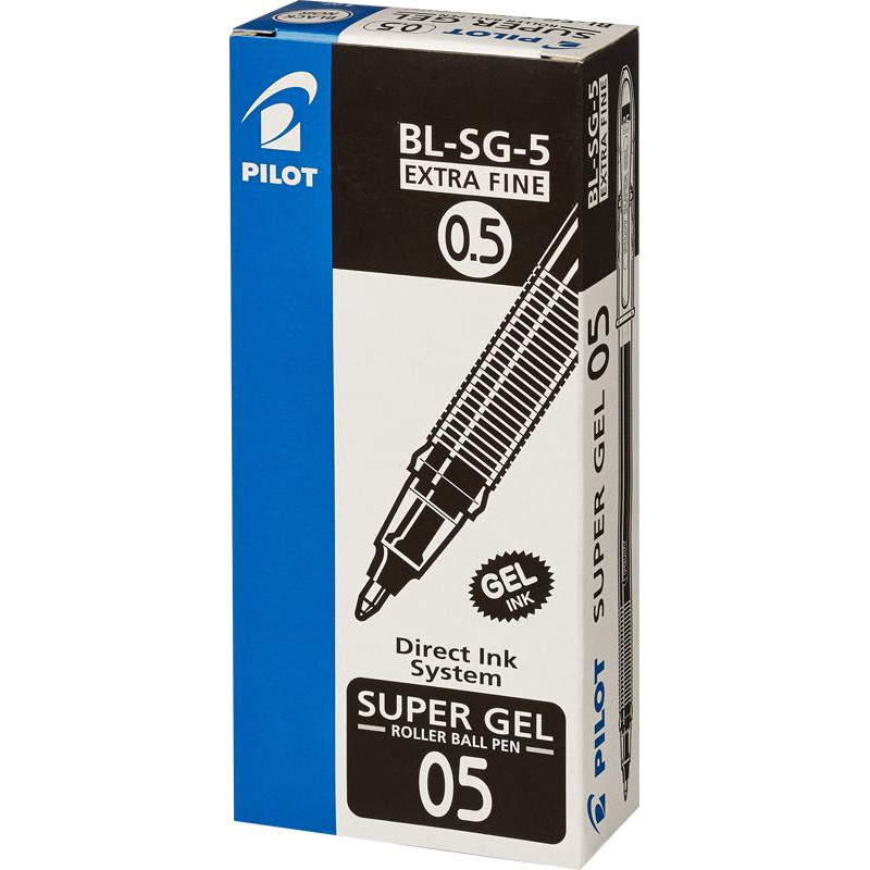 Ручка гелевая неавтомат. PILOT BL-SG5 одноразовая черная 0,3мм Япония