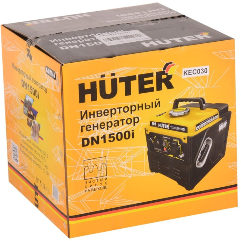 Генератор бензиновый инверторный Huter DN1500i (64/10/4)