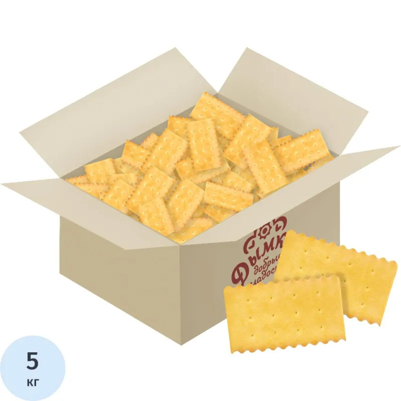 Крекер Здрава с луком и сыром, 5кг/уп