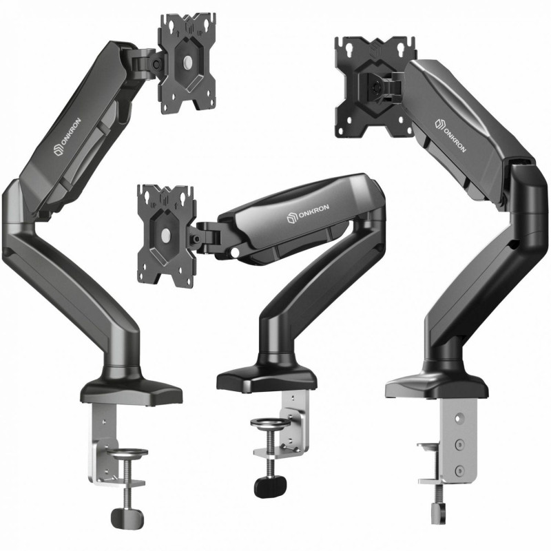 Кронштейн Onkron G80, монит 13-32, газлифт, настольный, чер