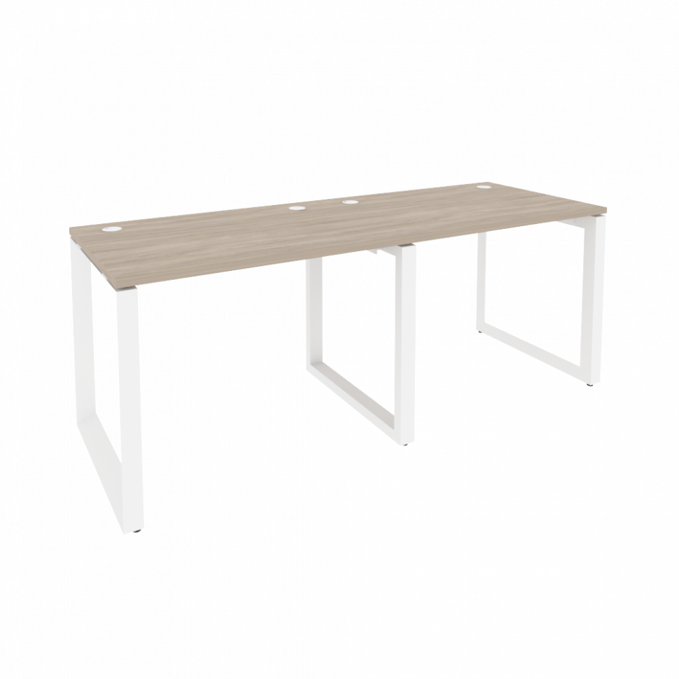 Onix Рабочая станция на О-образном м/к O.MO-RS-2.1.7 Дуб Аттик/Металл Белый 1960*720*750 Onix Рабочая станция на О-образном м/к O.MO-RS-2.1.7 Дуб Аттик/Металл Белый 1960*720*750