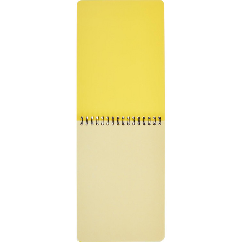 Блокнот А5,60л,кл,спир,пласт.обл,тонир.бл. Attache Bright colours Желтый