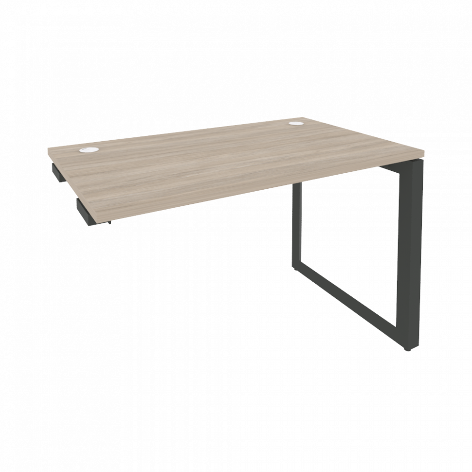 Onix Стол-приставка на О-образном м/к к опорным элементам O.MO-SPR-2.7 Дуб Аттик/Металл Антрацит 118