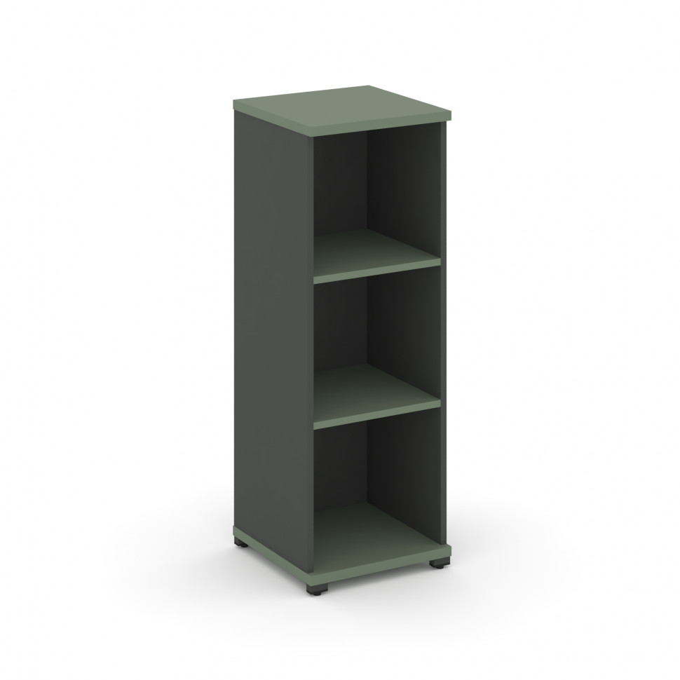 Concept Стеллаж 1 узкая секция, 3 ниши CN.STU-310 Кобо/Антрацит/Металл Антрацит 420*420*1186