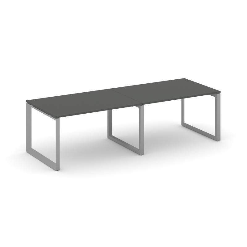 Style Project Стол переговорный SN-59O.SPRG-013.3 Антрацит/Металл Серый 2760*980*750