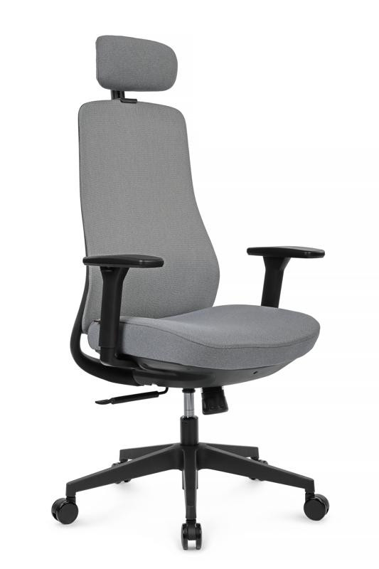 Кресло Миро 6249A Черный пластик/Серый