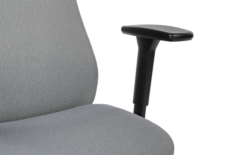 Кресло Миро 6249A Черный пластик/Серый