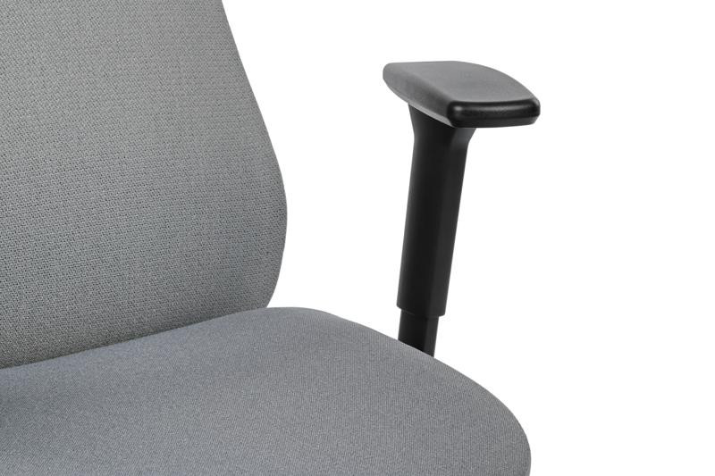 Кресло Миро 6249A Черный пластик/Серый