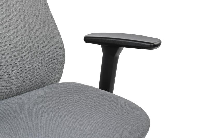 Кресло Миро 6249A Черный пластик/Серый