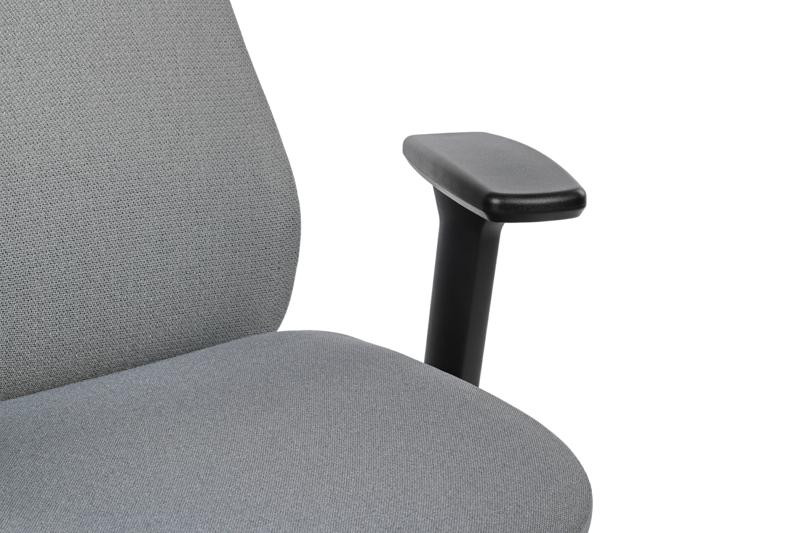 Кресло Миро 6249A Черный пластик/Серый