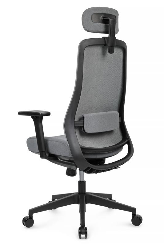 Кресло Миро 6249A Черный пластик/Серый