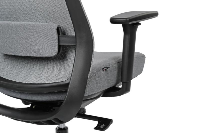 Кресло Миро 6249A Черный пластик/Серый