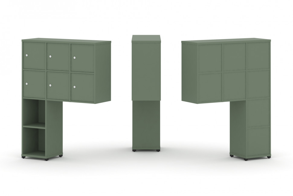 Concept Надставка высокая CN.ONV-008 Кобо/Металл Черный 1099*350*1486