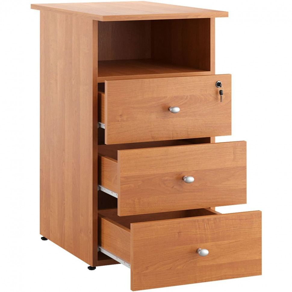 Тумба приставная с топом Easy LT Оптима 400х590х740 3 ящ. Ольха