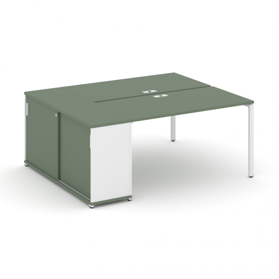 Concept Рабочая станция с опорным шкафом-купе CN.DRS-236 W Кобо/Белый Бриллиант/Металл Белый 2000*14 Concept Рабочая станция с опорным шкафом-купе CN.DRS-236 W Кобо/Белый Бриллиант/Металл Белый 2000*14