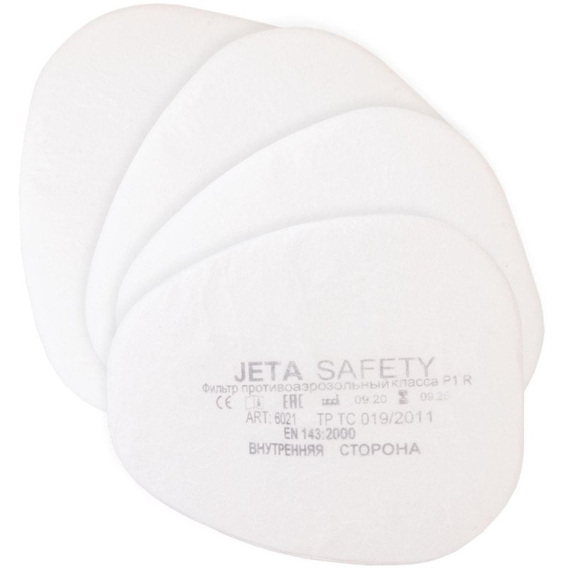 Фильтр противоаэрозольный Jeta Safety 6021 марка P1 R (6021) 4 шт/уп Фильтр противоаэрозольный Jeta Safety 6021 марка P1 R (6021) 4 шт/уп