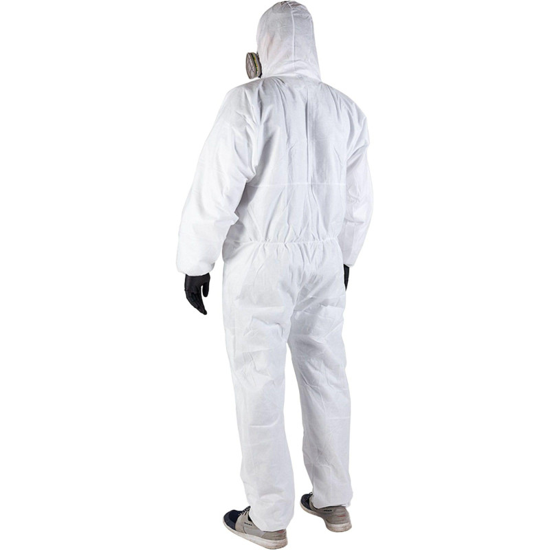 Комбинезон одноразовый (65г/м2)с кап.JetaSafetyJPC65 ElementComfort бел рXL