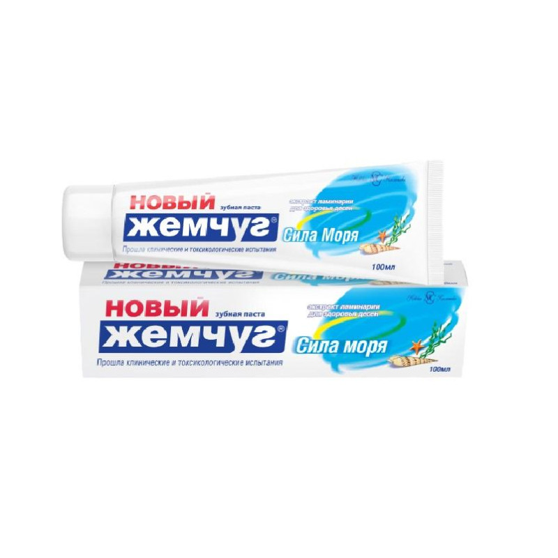 Зубная паста Новый жемчуг Сила Моря 100мл