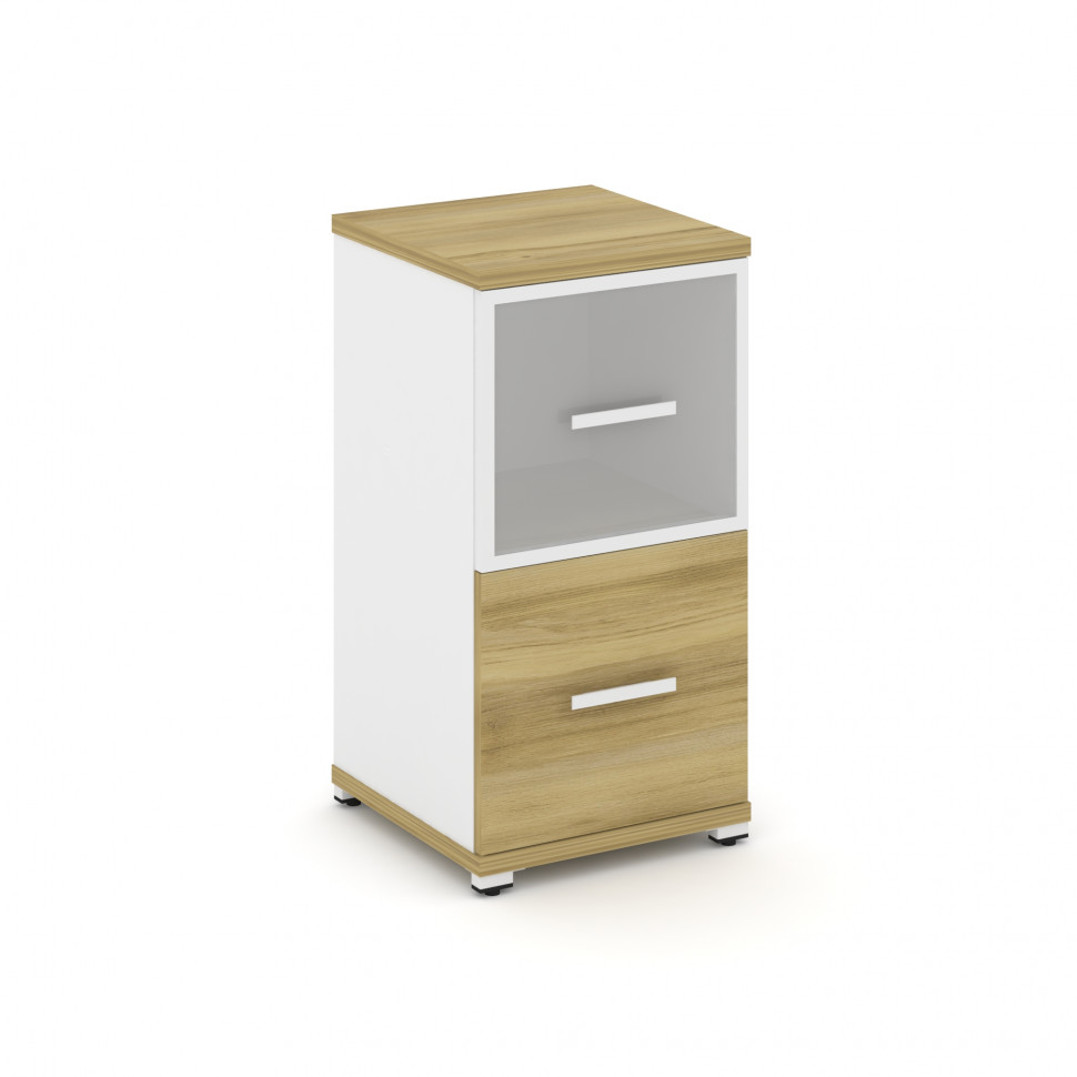 Concept Шкаф 1 узкая секция, 2 ниши CN.STU-212 RMW W Дуб Винченцо/Белый Бриллиант/Металл Белый/Сатин Concept Шкаф 1 узкая секция, 2 ниши CN.STU-212 RMW W Дуб Винченцо/Белый Бриллиант/Металл Белый/Сатин