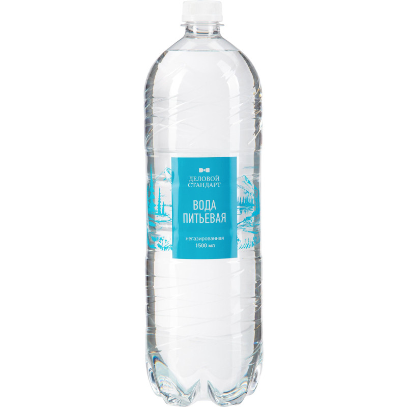 Вода питьевая Деловой Стандарт негаз пэт 1,5л