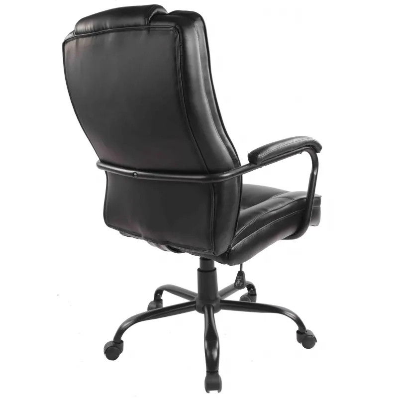 Кресло BN_Dp_EChair-584 TR рецикл.кожа черный, металл черный