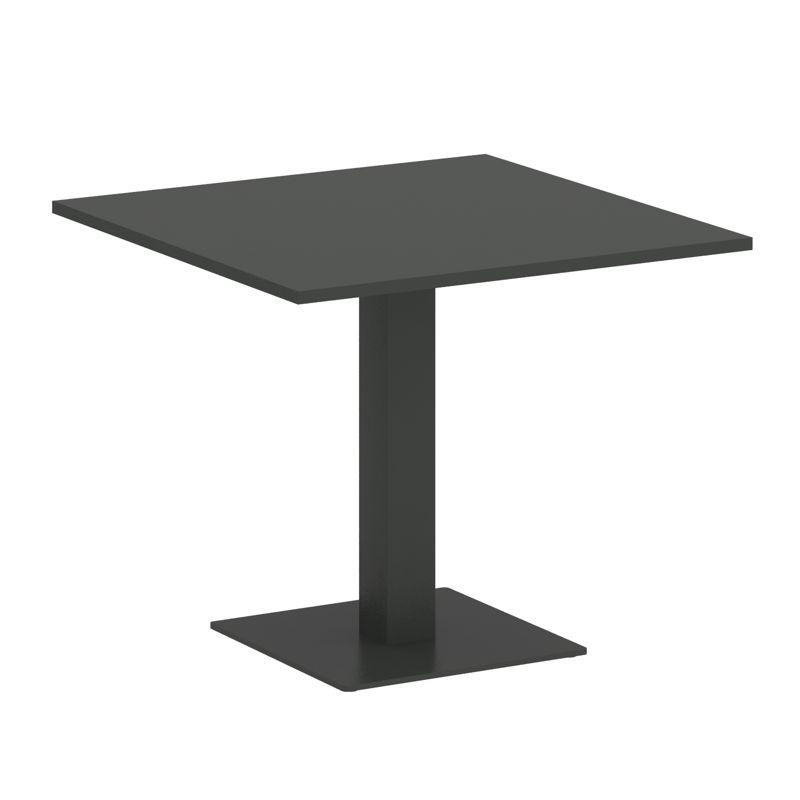 Riva Стол квадратный А.СПРГ-2 Антрацит/Металл Антрацит 900*900*750