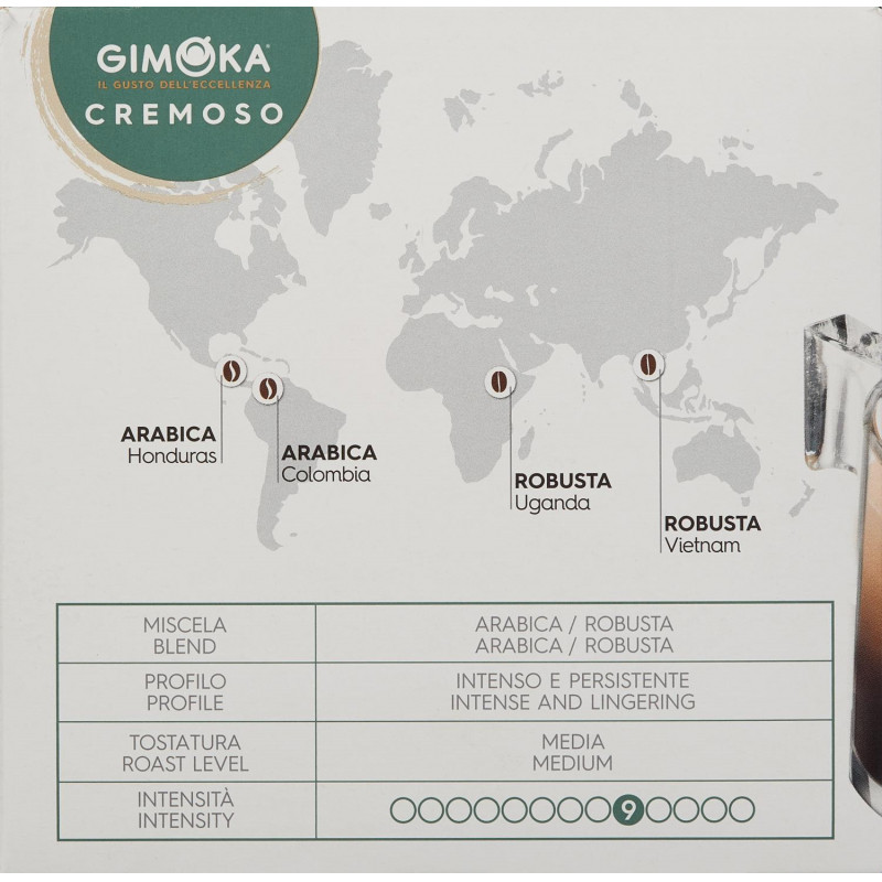 Кофе в капсулах Gimoka Dolce Gusto Espresso Cremosso (DG), 16кап/уп