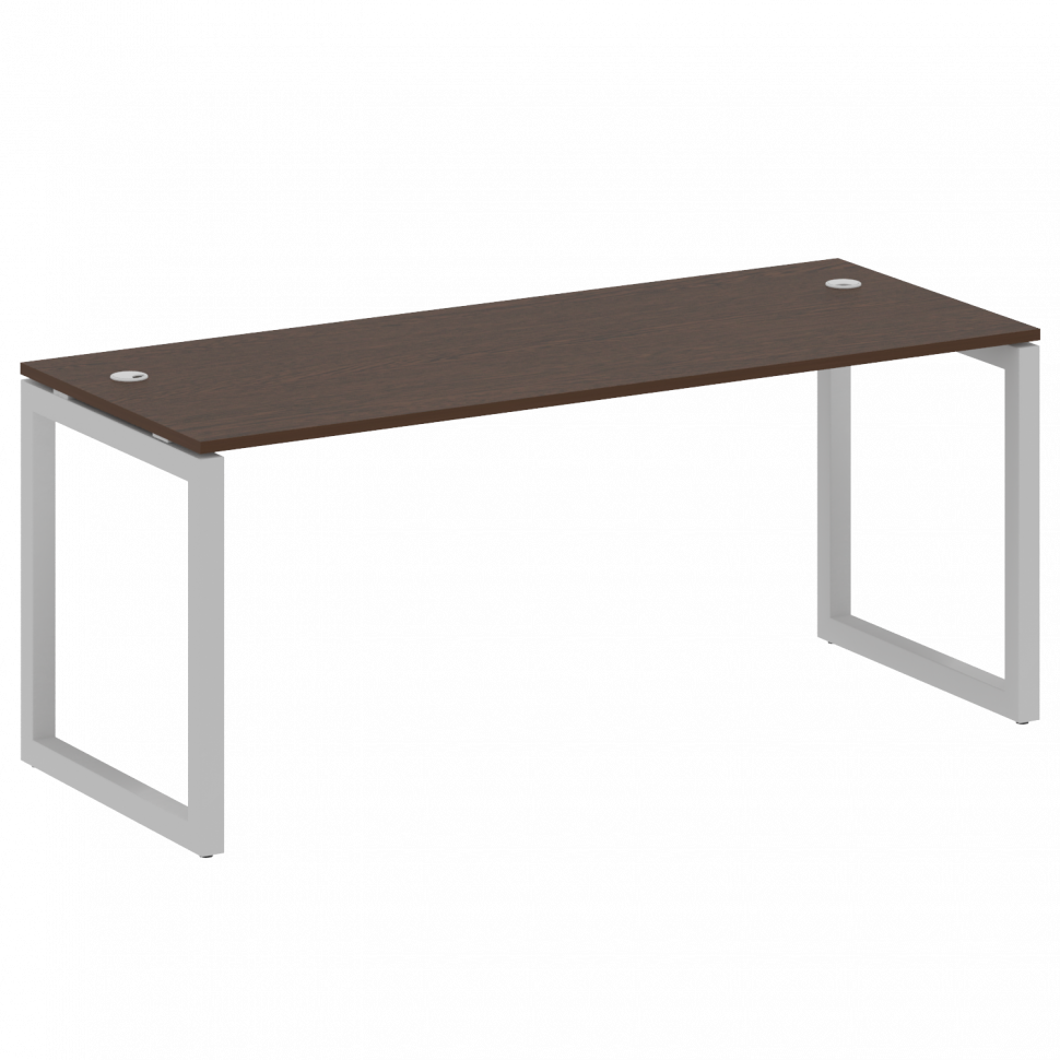Metal System Quattro Стол письменный на О-образном м/к 50БО.СП-5 Венге Цаво/Металл Серый 1800*720*75 Metal System Quattro Стол письменный на О-образном м/к 50БО.СП-5 Венге Цаво/Металл Серый 1800*720*75