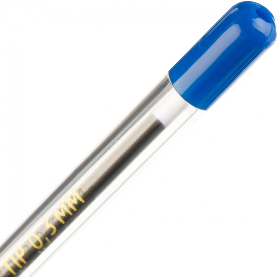 Ручка шариковая неавтом. Attache GOLDY TIP дш0,5мм лин0,3мм син, манж,прозр