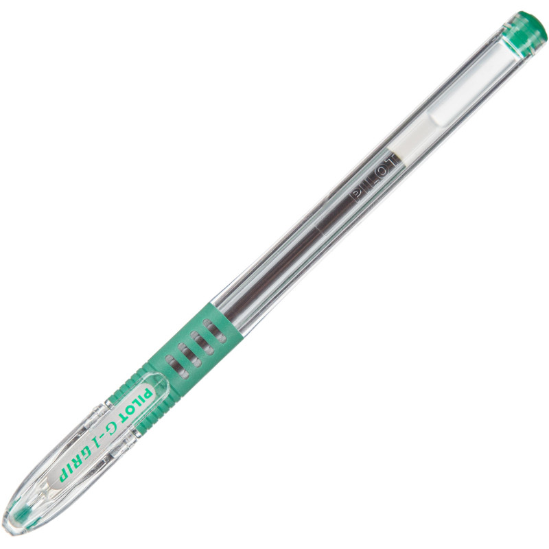 Ручка гелевая неавтомат. PILOT BLGP-G1-5 резин.манжет. зеленая 0,3мм