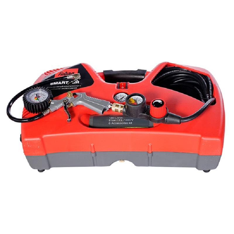 Компрессор поршневой FUBAG Smart Air + набор из 12 предметов (646032)
