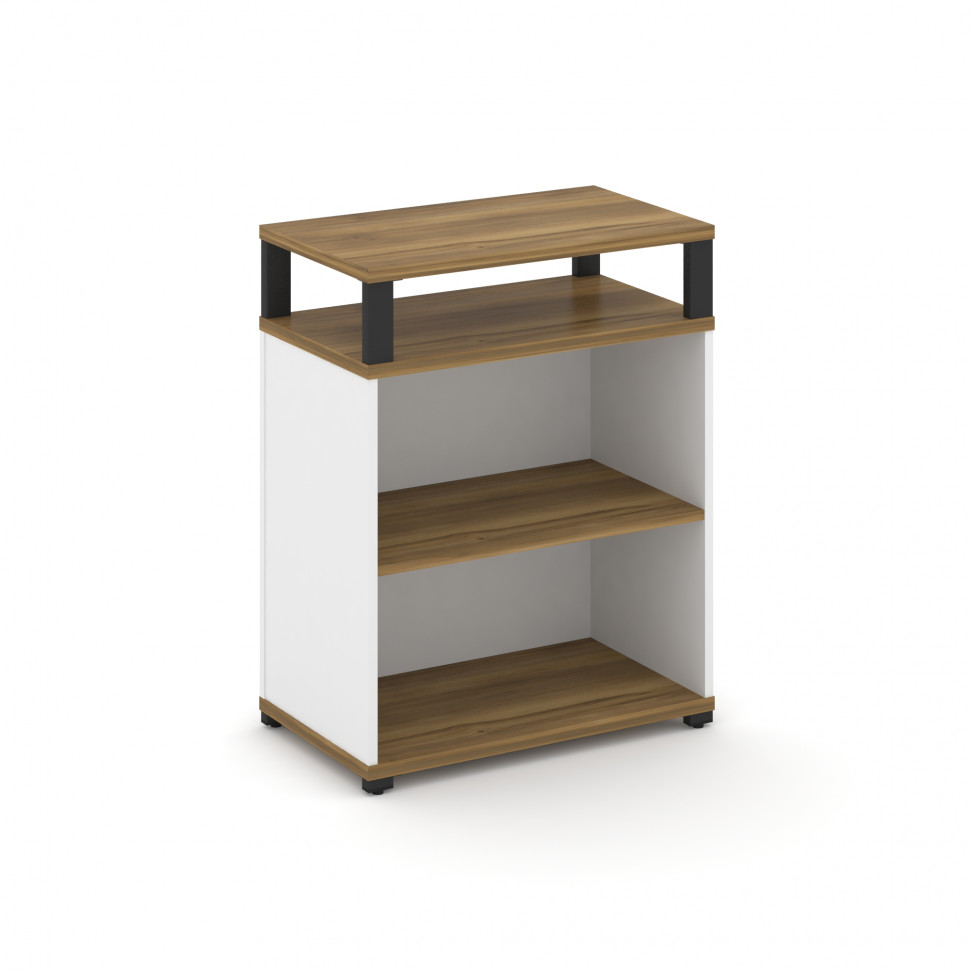 Concept Стеллаж опорный/приставной с верх. горизонтом  CN.SOPO-002 Сандал Янтарный/Белый Бриллиант/М