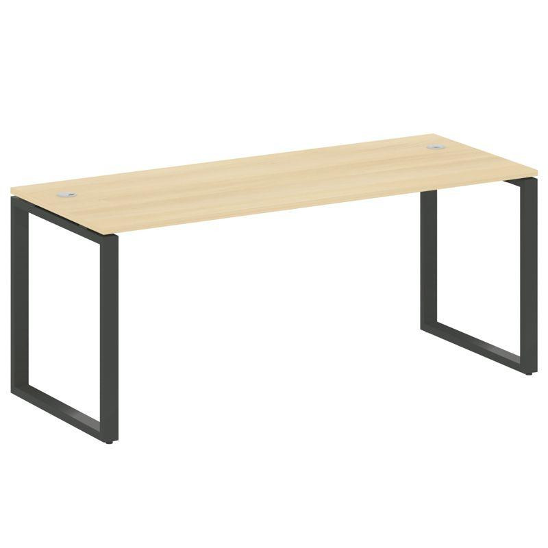 Metal System Стол письменный на О-образном м/к БО.СП-5 Акация Лорка/Металл Антрацит 1800*720*750 Metal System Стол письменный на О-образном м/к БО.СП-5 Акация Лорка/Металл Антрацит 1800*720*750