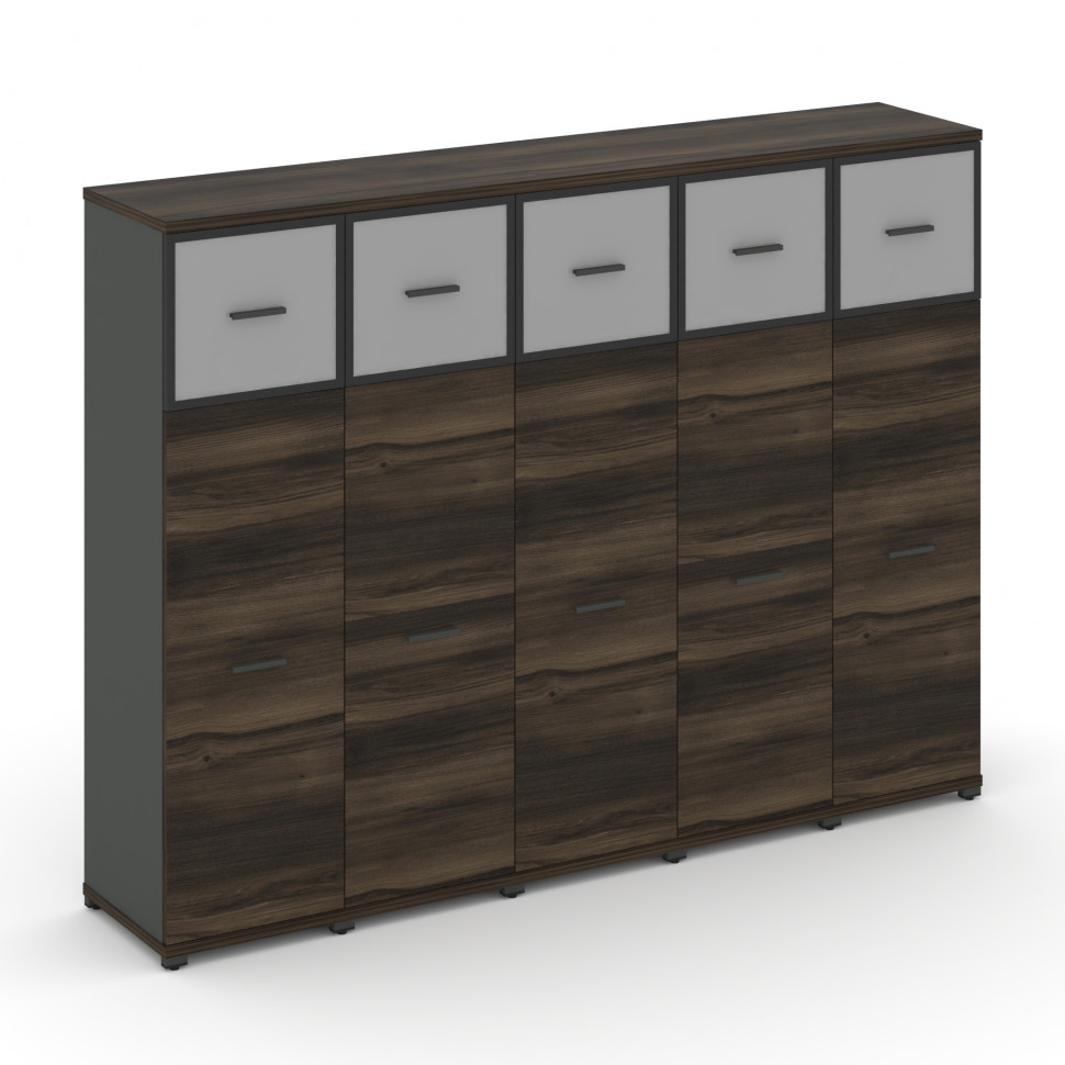 Concept Шкаф 5 узких секций, 4 ниши CN.STU-454 RMB A Дуб Мали/Антрацит/Металл Антрацит/Сатин 2084*42 Concept Шкаф 5 узких секций, 4 ниши CN.STU-454 RMB A Дуб Мали/Антрацит/Металл Антрацит/Сатин 2084*42