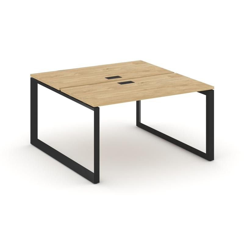 Style Project Рабочая станция двухсторонняя SN-59O.DRS-014 Тиквуд Светлый/Металл Черный/Черный Заглу