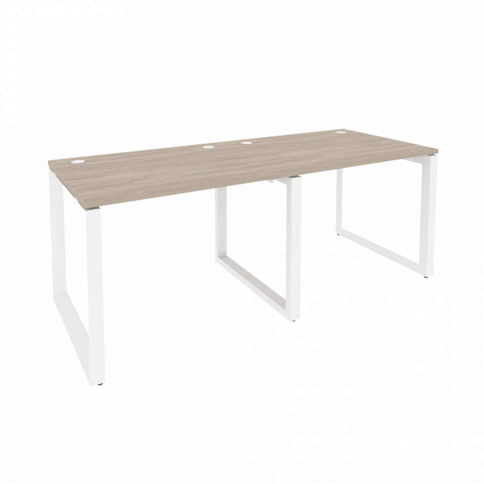 Onix Рабочая станция на О-образном м/к O.MO-RS-2.1.8 Дуб Аттик/Металл Белый 1960*800*750 Onix Рабочая станция на О-образном м/к O.MO-RS-2.1.8 Дуб Аттик/Металл Белый 1960*800*750