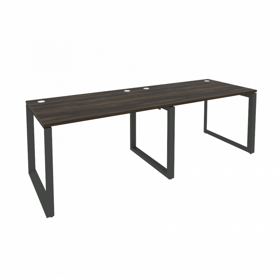 Onix Рабочая станция на О-образном м/к O.MO-RS-2.2.8 Дуб Мали/Металл Антрацит 2360*800*750