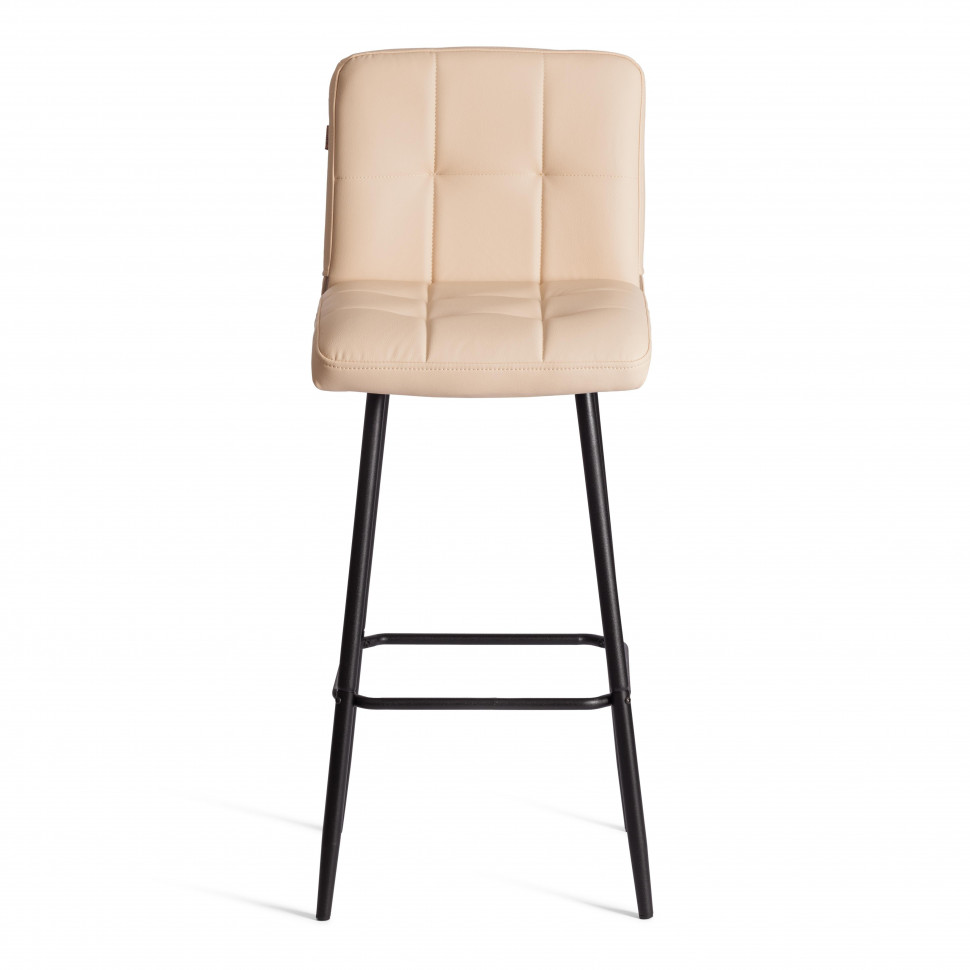 Барный стул  Medeo/Медео экокожа , бежевый, 45х56х113 см