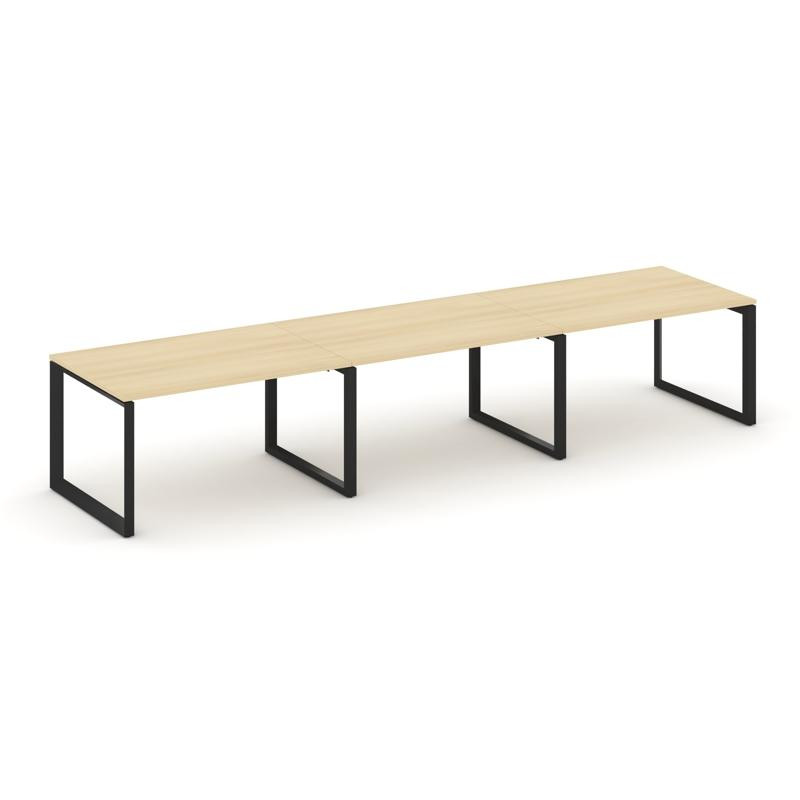 Style Project Стол переговорный SN-59O.SPRG-022.3 Акация Лорка/Металл Черный 3540*980*750