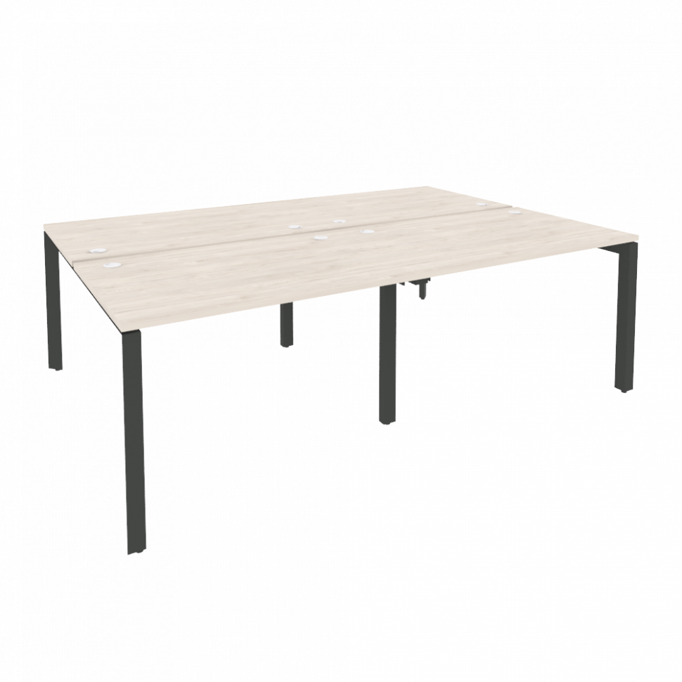 Onix Рабочая станция на П-образном м/к O.MP-D.RS-4.2.8 Денвер Светлый/Металл Антрацит 2360*1635*750