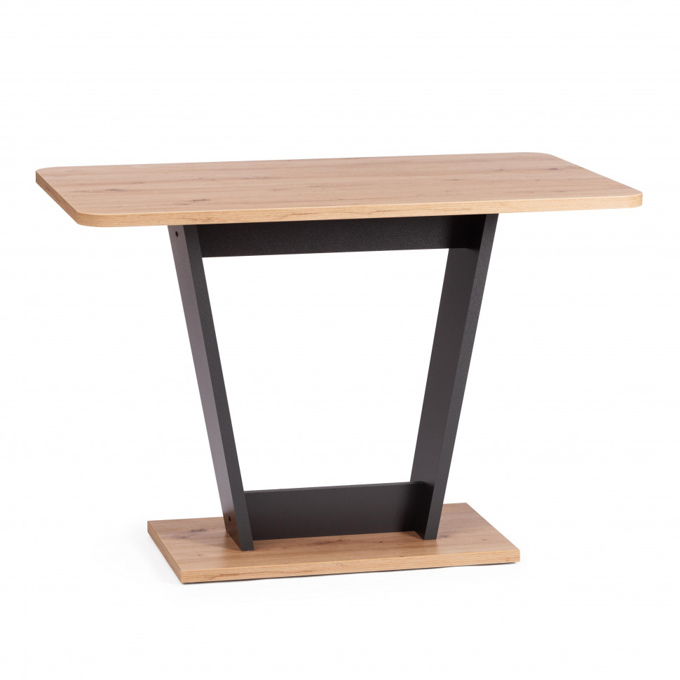 Стол обеденный TIBI нераздвижной ЛДСП, 68,6 х 110 х 75 см, Дуб артисан/Графит Стол обеденный TIBI нераздвижной ЛДСП, 68,6 х 110 х 75 см, Дуб артисан/Графит