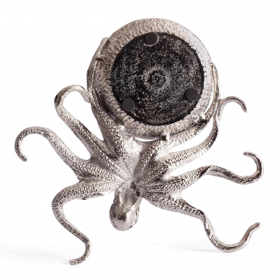 Монетница Secret De Maison OCTOPUS2 ( mod. 9612 ) алюминиевый сплав, 30,5x31x6,5 см, никель/nickel