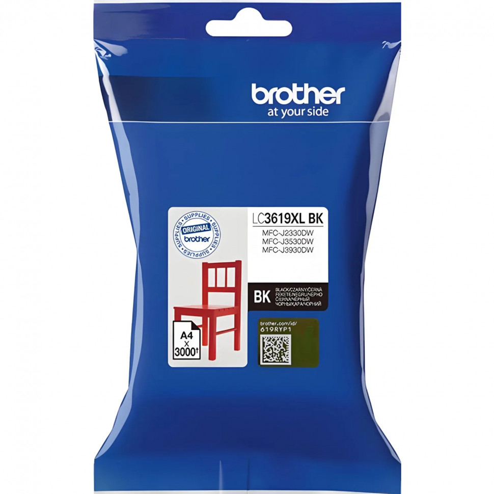 Картридж струйный Brother LC3619XLBK чер.пов.емк для MFCJ3530DW/3930DW Картридж струйный Brother LC3619XLBK чер.пов.емк для MFCJ3530DW/3930DW