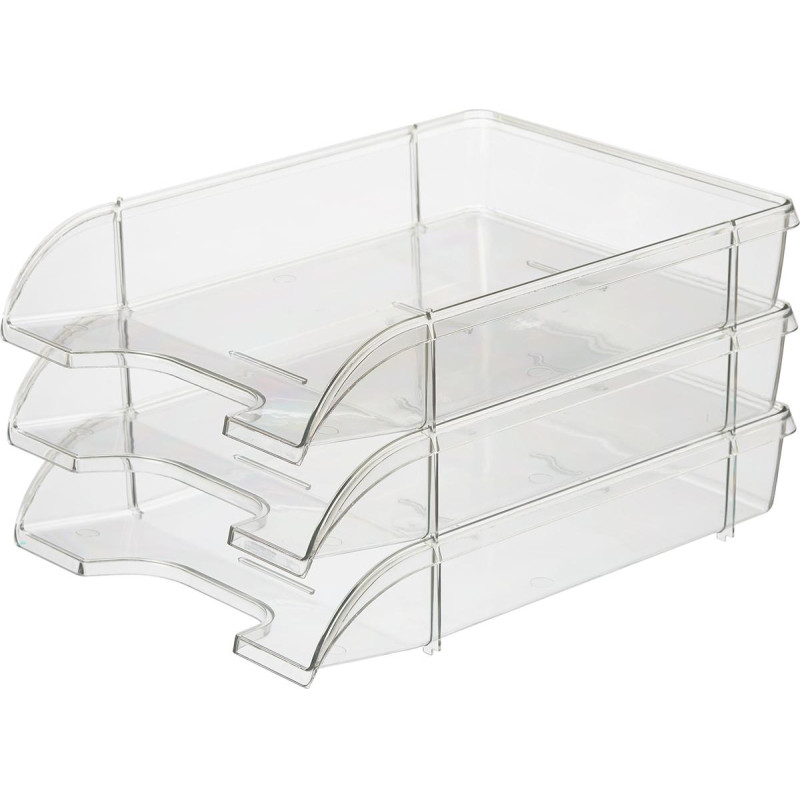 Лоток горизонтальный Attache Office горизонтальный прозрачный 16С194