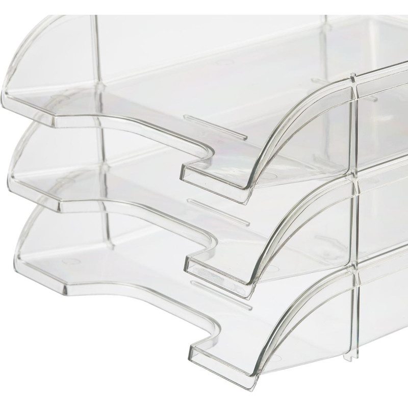 Лоток горизонтальный Attache Office горизонтальный прозрачный 16С194