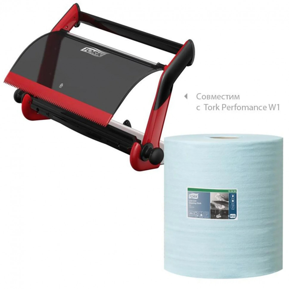 Материал протирочный нетканый Tork безворс.W1 500лx1рул/кор,гол.190494