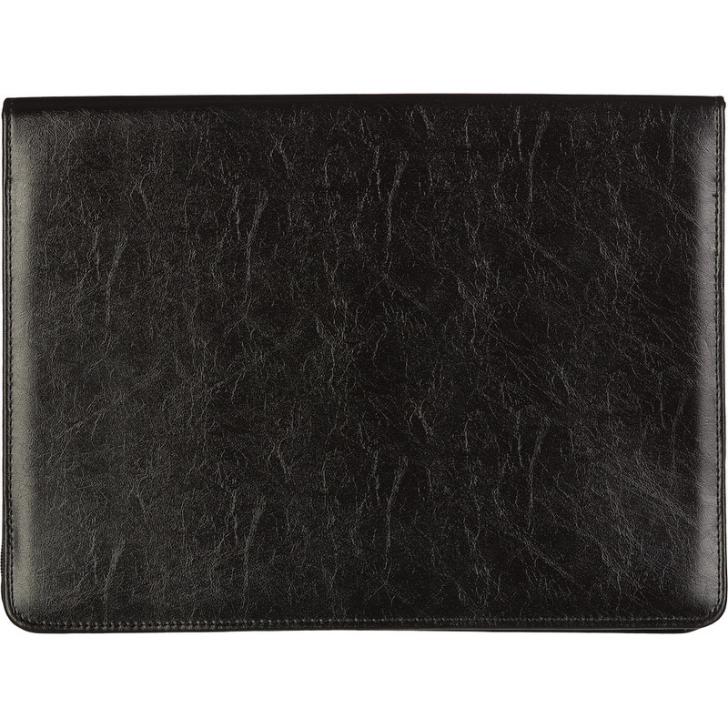 Папка деловая из кож/зам из кож/зам ЛИДЕР м129 с зажимом, черный, Россия